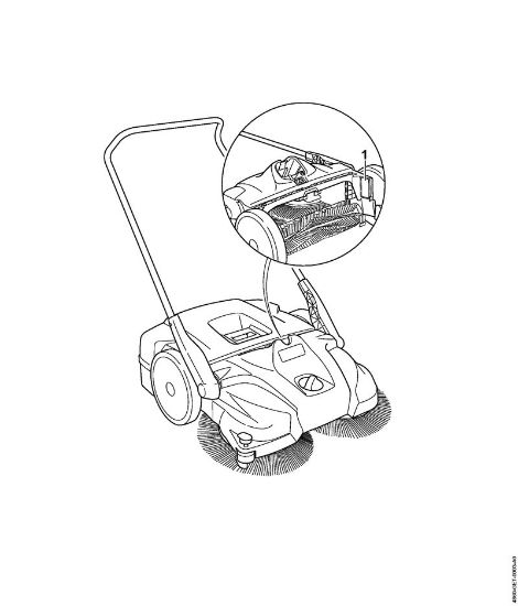 Barredoras de acumulador (KGA) KGA 770 Níºmero de máquinaÂ  de la marca Stihl